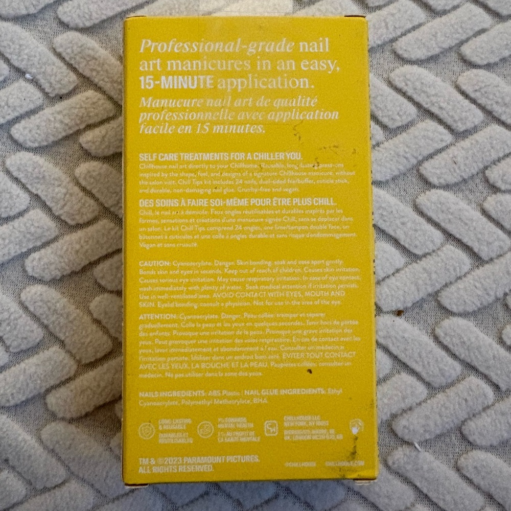 Hill House Yellow and Blue Chill Tips -NWT - Picture 3 of 3